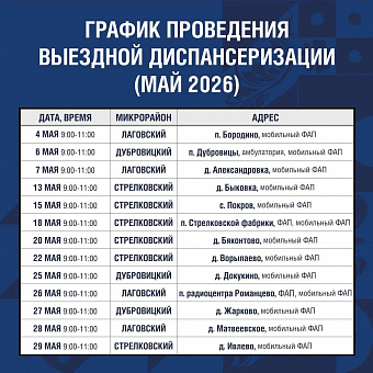 В мае жители отдаленных населенных пунктов смогут проверить свое здоровье рядом с местом проживания