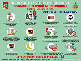 МЧС напоминает правила пожарной безопасности в отопительный период