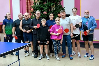 Турнир по настольному теннису прошел в поселке Молодежный г. о. Подольск