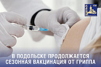 Сезонная вакцинация от гриппа продлится в Подольске до конца ноября