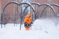 Работы по ликвидации последствий снегопада в Подольске продолжаются в усиленном режиме