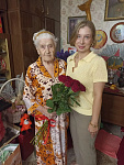 Марию Михайловну Рохлину поздравили с годовщиной победы в Курской битве