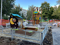 В Подольске завершается обновление существующих детских площадок по губернаторской программе