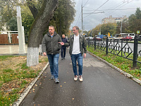 Первый заместитель главы округа Владимир Кравцов провел обход в центре Подольска Первый заместитель главы округа Владимир Кравцов провел обход в центре Подольска