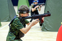 Открытый турнир по спортивному лазертагу собрал юнармейцев в Подольске