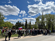 Жители подольских деревень открыли памятник односельчанам - участникам Великой Отечественной войны