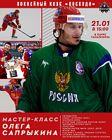 Мастер-класс по хоккею проведет в парке в Подольске чемпион мира