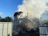 Пожар в СНТ в Подольске обошелся без жертв