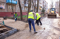 Комплексное благоустройство дворовых территорий стартовало в Подольске