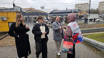В Подольске пешеходам напомнили о средствах безопасности 