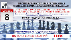 Классификационные турниры по быстрым шахматам
