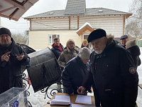 Выборы старосты в деревне Стрелково