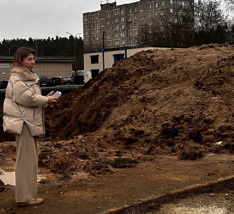 Замглавы Подольска Анжела Студеникина провела по обращениям жителей обход микрорайона Кутузово