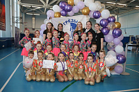 В гимназии имени Подольских курсантов прошел первый открытый турнир по мажорет-спорту Baby Start