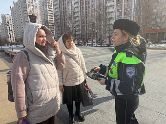 Профилактическую акцию «Защитный барьер» провели в Подольске полицейские