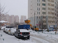 В Подольске просят убрать машины из дворов на время уборки и вывоза снега