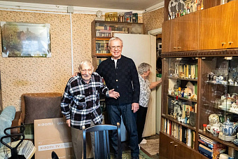 Ветерана войны поздравил с Новым годом депутат Госдумы