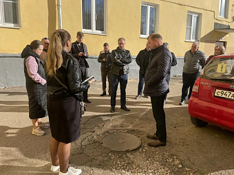 Первый замглавы Подольска провел обход в Шепчинках