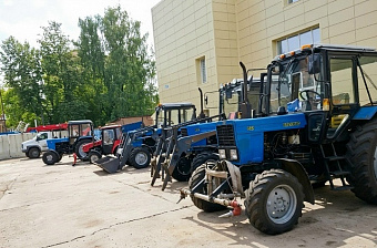 «УК Подольск» готовит коммунальную технику к зиме